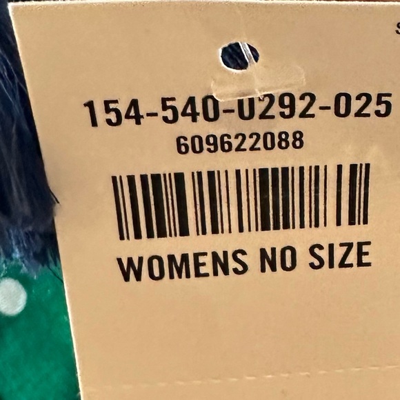 Abercrombie & Fitch Navy Polka Dot Scarf - Picture 5 of 7